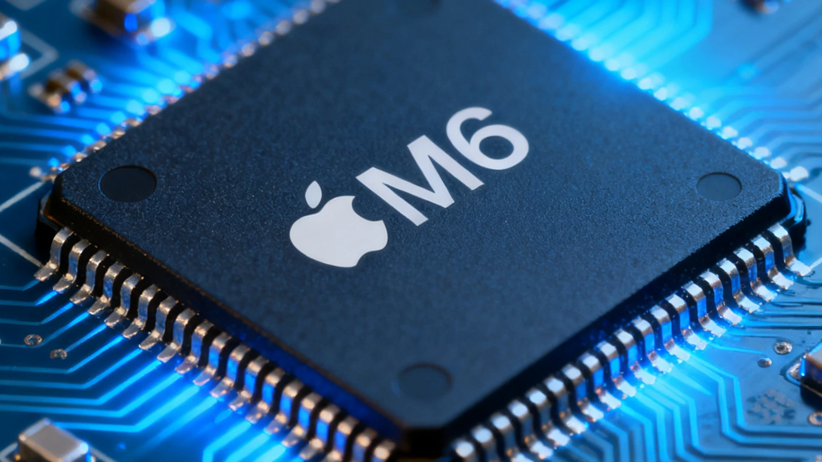 蘋果M6晶片與OLED螢幕特寫