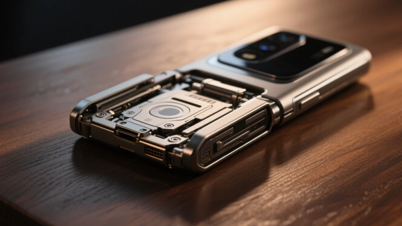 摺疊機結構特寫