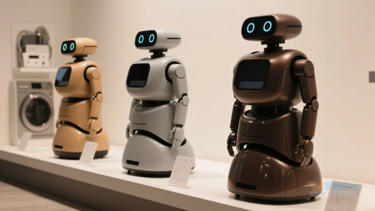 三色機器人展示