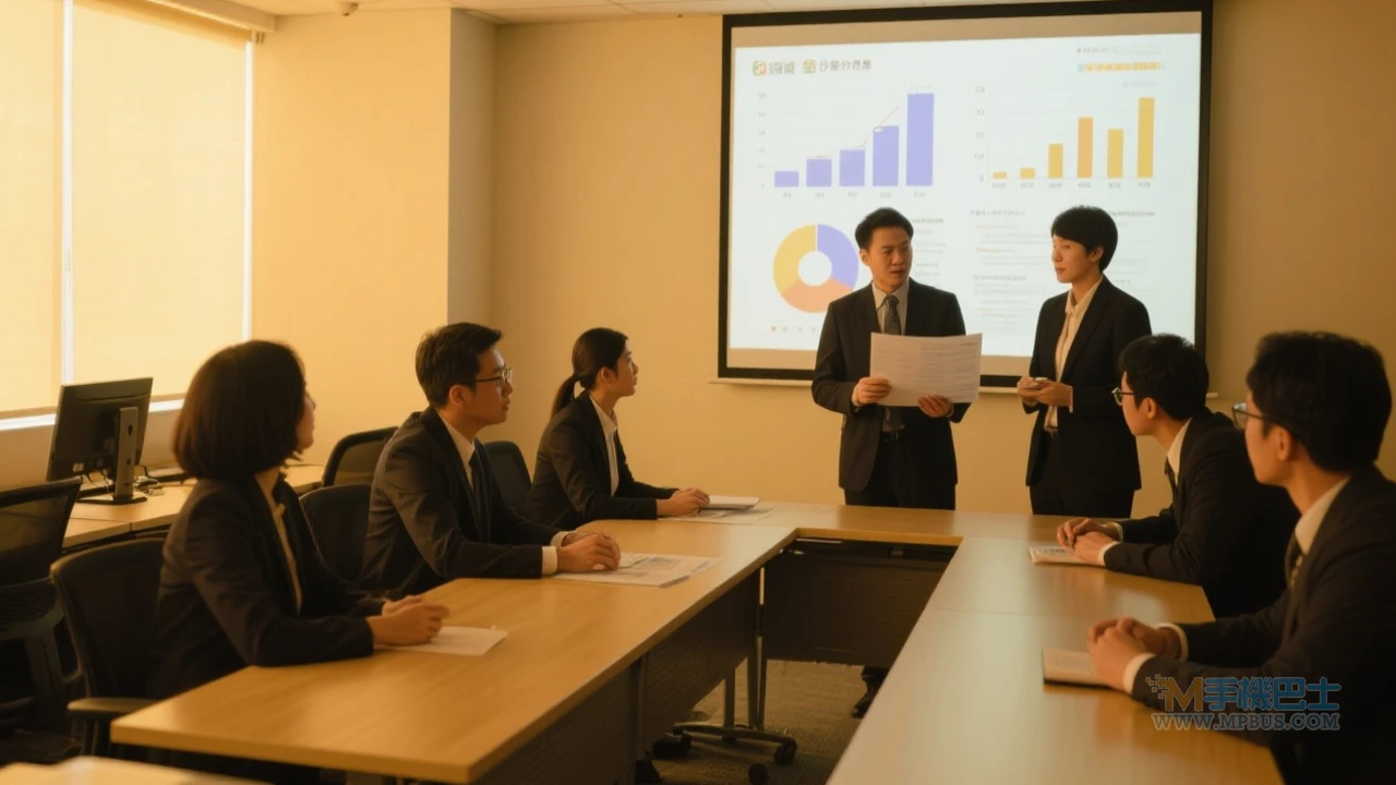 商業分析會議示意圖