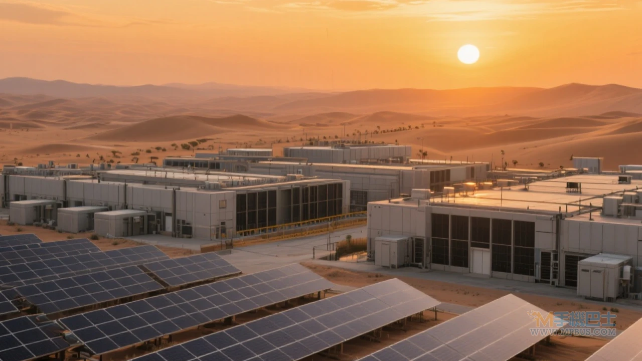 沙漠資料中心示意圖